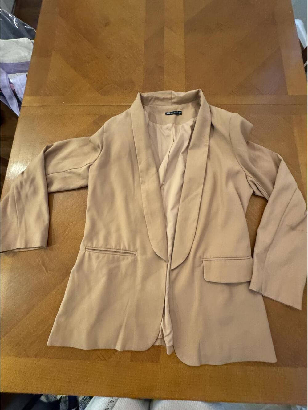 Beige SHEIN Blazer Jacket XL